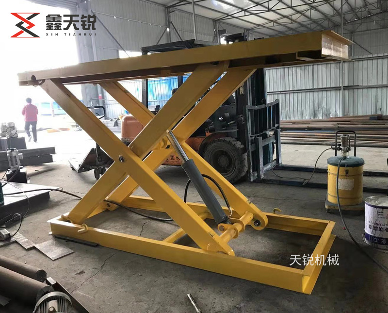常德单剪叉固定式液压升降机
